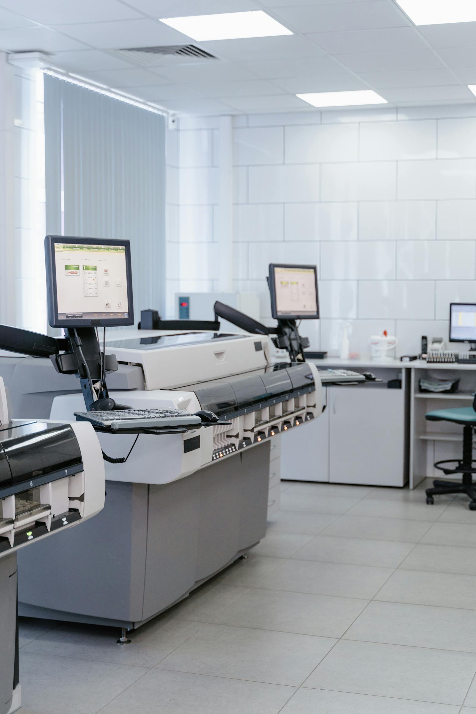 Scientist in research lab