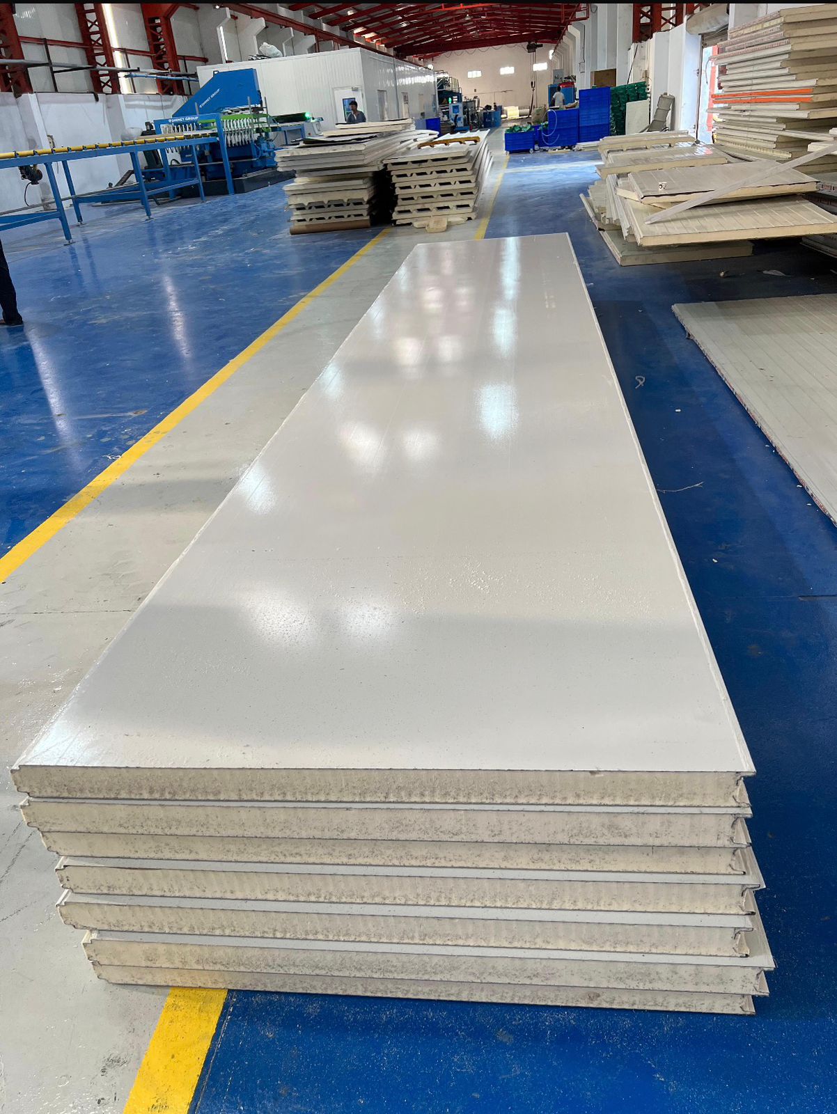 Ayan Engineering PUF panel manufacturing factory line