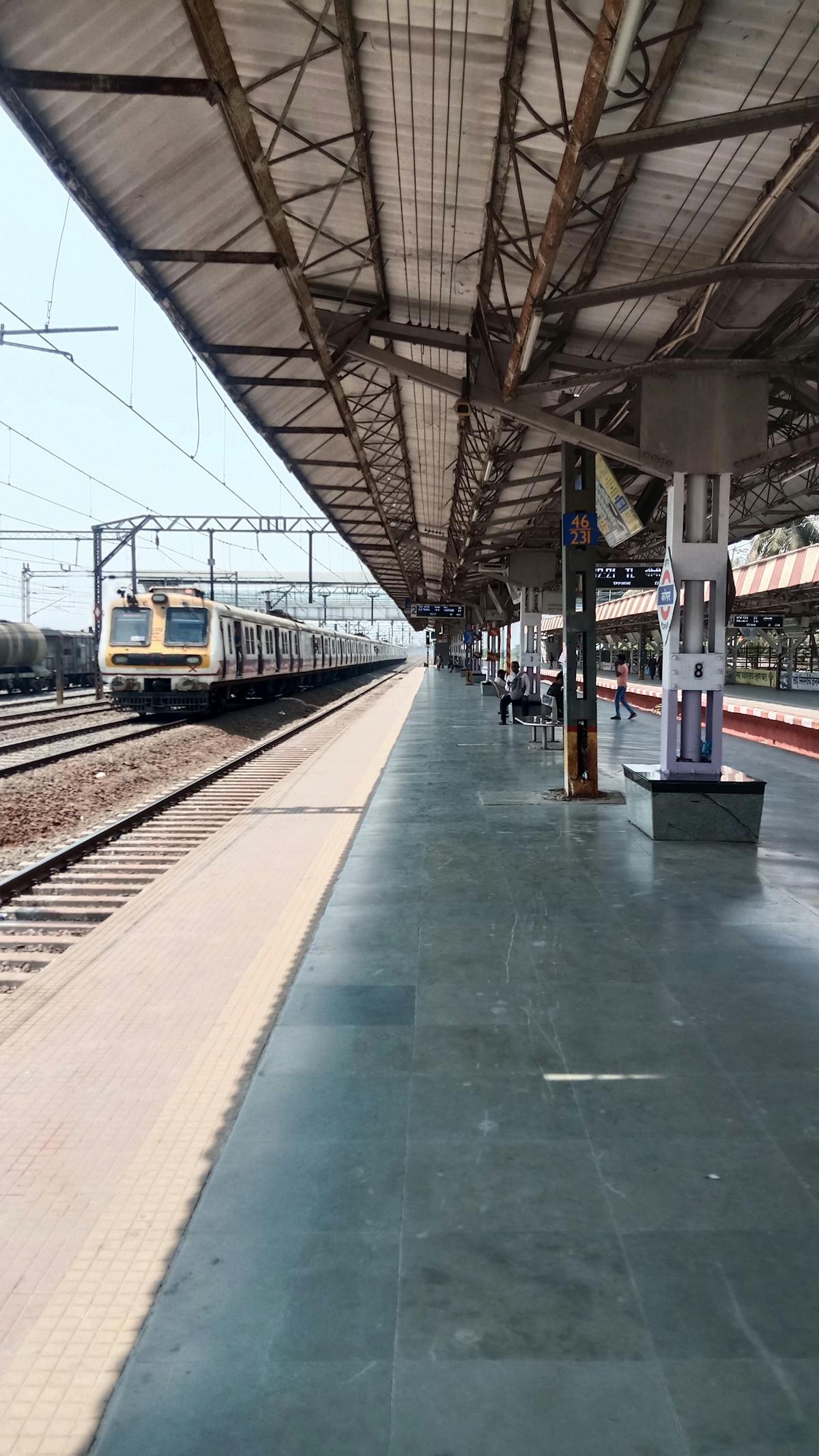Indian family travel through railway and city routes