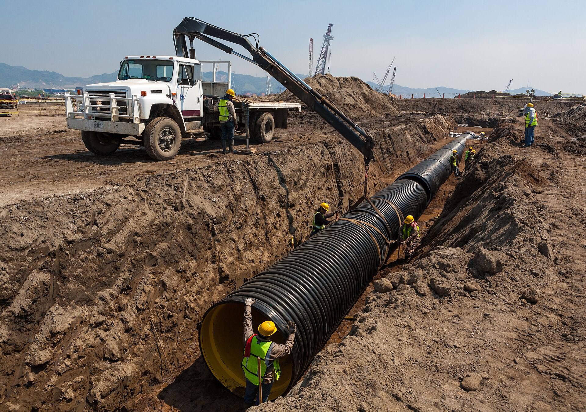 Industrial pipeline network