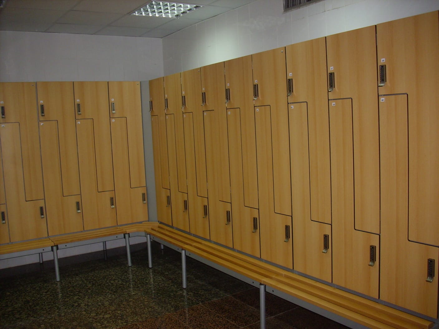 Gym locker room maintenance