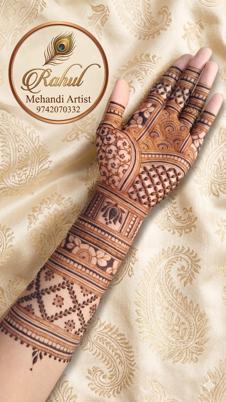 Arabic mehndi design Mysore