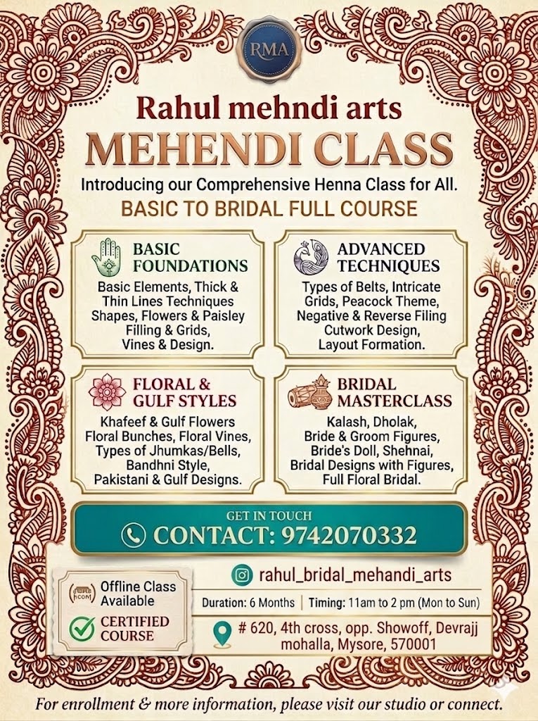 Event mehndi setup design
