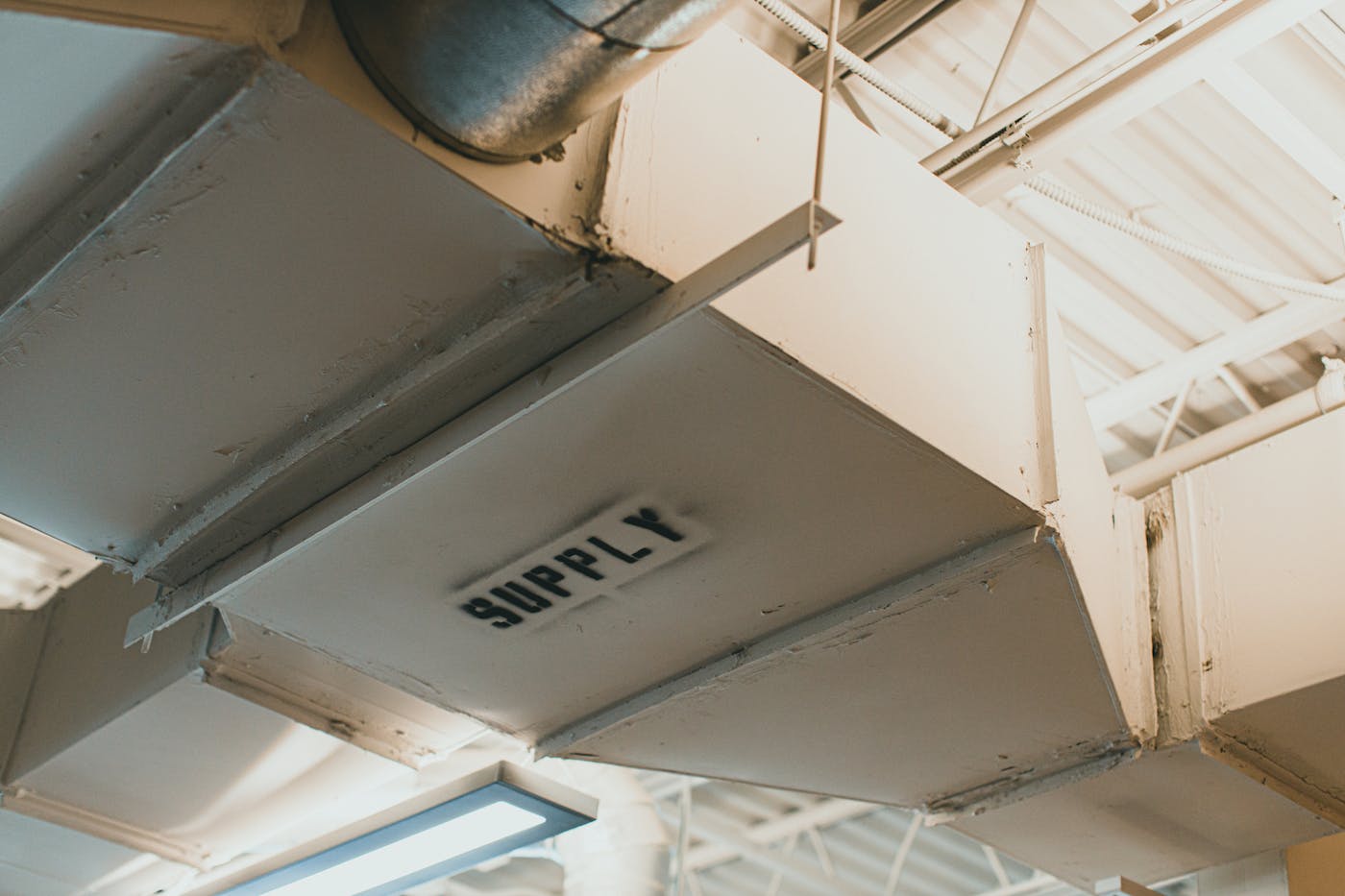 HVAC supply duct system